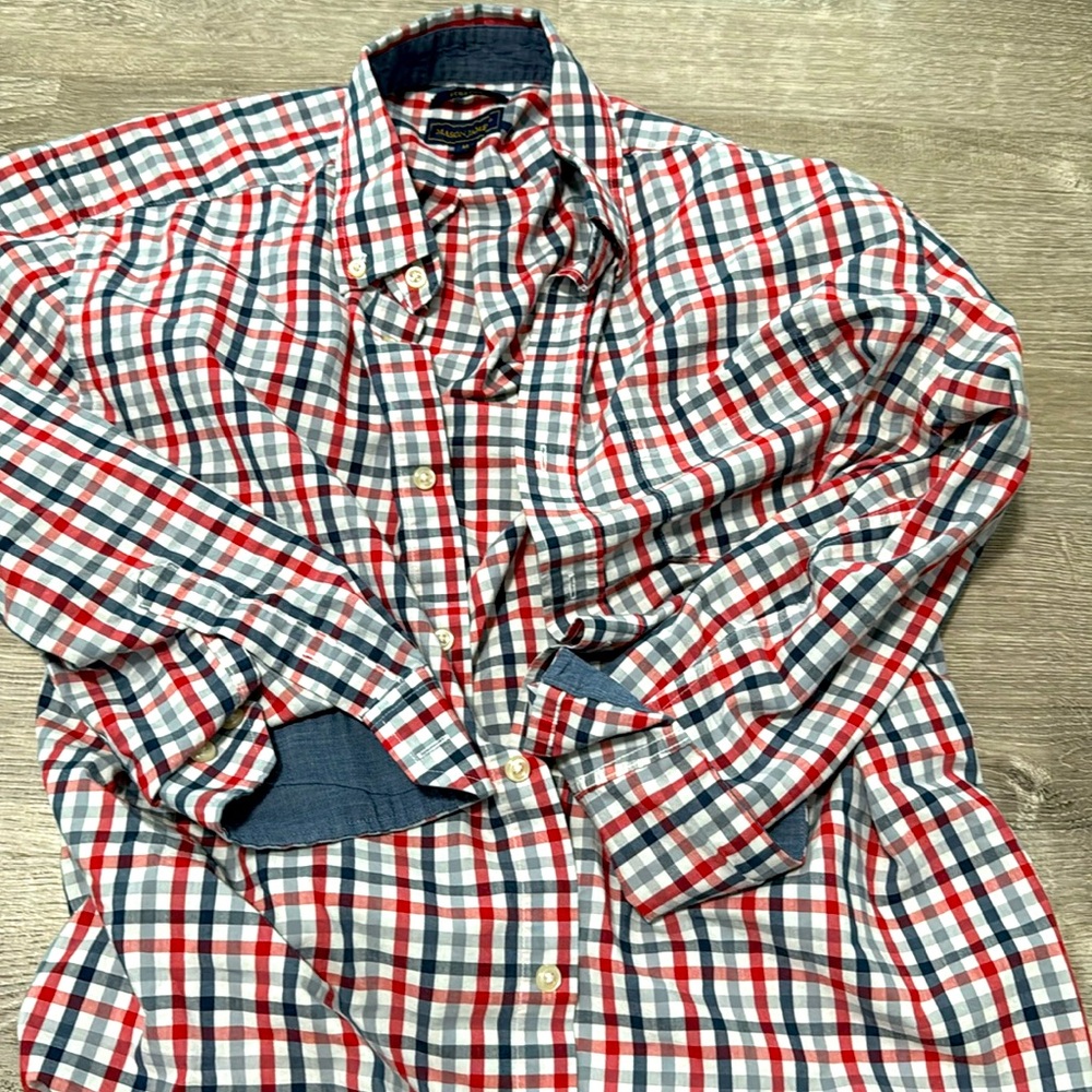 Men’s Button Up Medium Mason James - Closet Clear Out